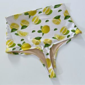 Lemon high waist swimsuit thong bottom